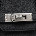 エルメス HERMES バーキン25 ブラック トゴ ハンドバッグ シルバー金具 黒 新品 未使用