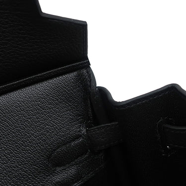 エルメス HERMES バーキン25 ブラック トゴ ハンドバッグ シルバー金具 黒 新品 未使用