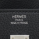エルメス HERMES バーキン25 ブラック トゴ ハンドバッグ シルバー金具 黒 新品 未使用