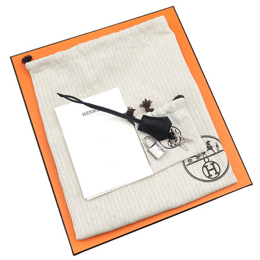 エルメス HERMES バーキン25 ブラック トゴ ハンドバッグ シルバー金具 黒 新品 未使用