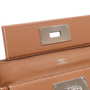 エルメス HERMES サック ヴァンキャトル 24/24 ミニ 21 ゴールド エバーカラー スイフト 2WAYバッグ シルバー金具 茶 ショルダー