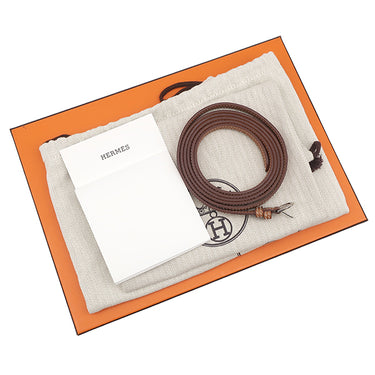 エルメス HERMES サック ヴァンキャトル 24/24 ミニ 21 ゴールド エバーカラー スイフト 2WAYバッグ シルバー金具 茶 ショルダー