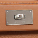 エルメス HERMES サック ヴァンキャトル 24/24 ミニ 21 ゴールド エバーカラー スイフト 2WAYバッグ シルバー金具 茶 ショルダー