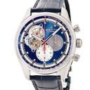 腕時計 ゼニス ZENITH クロノマスター 1969 エルプリメロ オープン 03.2040.4061/52.C700 自動巻き メンズ ブルー スモールセコンド