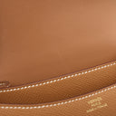 エルメス HERMES コンスタンス3 ミニ ゴールド ヴォーエプソン ショルダーバッグ ゴールド金具 茶