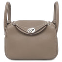 エルメス HERMES リンディ ミニ 20 エトゥープ トリヨンクレマンス ショルダーバッグ シルバー金具 グレージュ