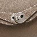 エルメス HERMES リンディ ミニ 20 エトゥープ トリヨンクレマンス ショルダーバッグ シルバー金具 グレージュ