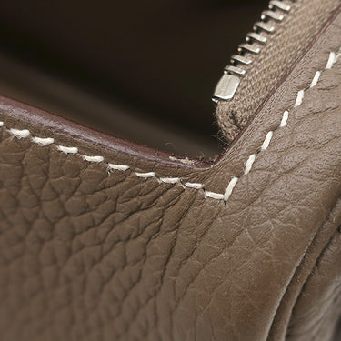 エルメス HERMES リンディ ミニ 20 エトゥープ トリヨンクレマンス ショルダーバッグ シルバー金具 グレージュ