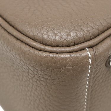 エルメス HERMES リンディ ミニ 20 エトゥープ トリヨンクレマンス ショルダーバッグ シルバー金具 グレージュ