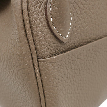 エルメス HERMES リンディ ミニ 20 エトゥープ トリヨンクレマンス ショルダーバッグ シルバー金具 グレージュ