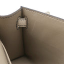 エルメス HERMES ミニケリードゥ 外縫い エトゥープ×ナタ シェーブル シェーブルシャムキラ 2WAYバッグ シャンパンゴールド金具 【PO品】 グレージュ オフホワイト バイカラー