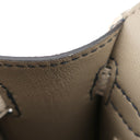 エルメス HERMES ミニケリードゥ 外縫い エトゥープ×ナタ シェーブル シェーブルシャムキラ 2WAYバッグ シャンパンゴールド金具 【PO品】 グレージュ オフホワイト バイカラー