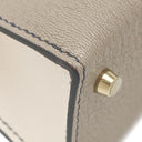 エルメス HERMES ミニケリードゥ 外縫い エトゥープ×ナタ シェーブル シェーブルシャムキラ 2WAYバッグ シャンパンゴールド金具 【PO品】 グレージュ オフホワイト バイカラー