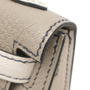 エルメス HERMES ミニケリードゥ 外縫い エトゥープ×ナタ シェーブル シェーブルシャムキラ 2WAYバッグ シャンパンゴールド金具 【PO品】 グレージュ オフホワイト バイカラー