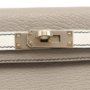 エルメス HERMES ミニケリードゥ 外縫い エトゥープ×ナタ シェーブル シェーブルシャムキラ 2WAYバッグ シャンパンゴールド金具 【PO品】 グレージュ オフホワイト バイカラー