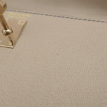 エルメス HERMES ミニケリードゥ 外縫い エトゥープ×ナタ シェーブル シェーブルシャムキラ 2WAYバッグ シャンパンゴールド金具 【PO品】 グレージュ オフホワイト バイカラー