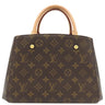 ルイヴィトン LOUIS VUITTON モンテーニュBB M41055 モノグラム モノグラムキャンバス 2WAYバッグ ゴールド金具 茶 ショルダー ハンドバッグ 鍵・パドロック・クロシェット欠品