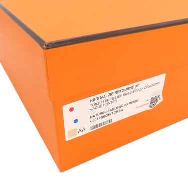 エルメス HERMES エールバッグジップPM 31 ナチュラルサブレ×エクリュ レザー ヴァッシュハンター トワルHレリーフ 2WAYバッグ シルバー金具 【PO品】 ブリッド ドゥ ガラ クロシェットに刻印有