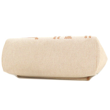 エルメス HERMES エールバッグジップPM 31 ナチュラルサブレ×エクリュ レザー ヴァッシュハンター トワルHレリーフ 2WAYバッグ シルバー金具 【PO品】 ブリッド ドゥ ガラ クロシェットに刻印有