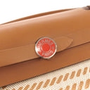 エルメス HERMES エールバッグジップPM 31 ナチュラルサブレ×エクリュ レザー ヴァッシュハンター トワルHレリーフ 2WAYバッグ シルバー金具 【PO品】 ブリッド ドゥ ガラ クロシェットに刻印有