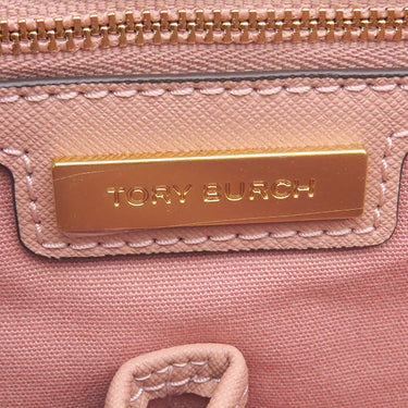 トリーバーチ TORY BURCH ロビンソン スモール ピンクムーン レザー トートバッグ ゴールド金具 ショルダー 肩掛け