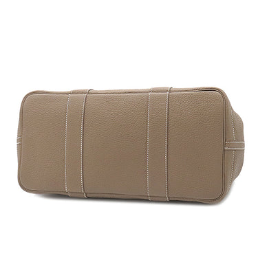 エルメス HERMES ガーデンパーティー PM エトゥープ ネゴンダ トートバッグ シルバー金具 グレージュ