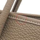 エルメス HERMES ガーデンパーティー PM エトゥープ ネゴンダ トートバッグ シルバー金具 グレージュ
