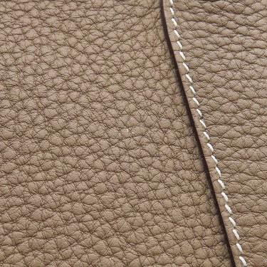 エルメス HERMES ガーデンパーティー PM エトゥープ ネゴンダ トートバッグ シルバー金具 グレージュ