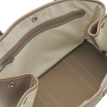 エルメス HERMES ガーデンパーティー PM エトゥープ ネゴンダ トートバッグ シルバー金具 グレージュ