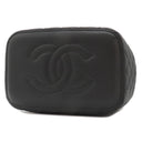 シャネル CHANEL タイムレスクラシック バニティ AP2573 ブラック レザー キャビアスキン ハンドバッグ ゴールド金具 トップハンドル ヴァニティ 黒