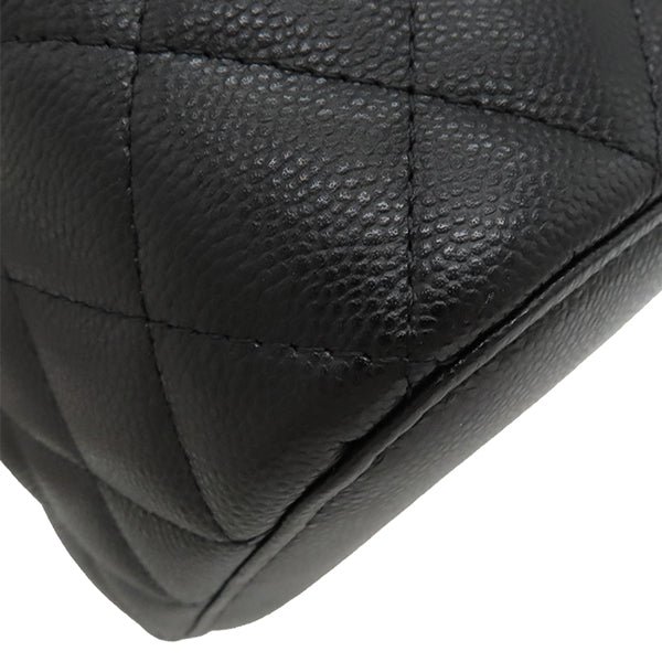 CHANEL ブラックレザー　バニティ シャネル CHANEL タイムレスクラシック バニティ AP2573 ブラック