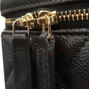 シャネル CHANEL タイムレスクラシック バニティ AP2573 ブラック レザー キャビアスキン ハンドバッグ ゴールド金具 トップハンドル ヴァニティ 黒