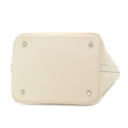 エルメス HERMES ピコタンロックMM ナタ トリヨンクレマンス ハンドバッグ シルバー金具 アイボリー