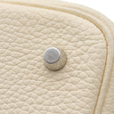 エルメス HERMES ピコタンロックMM ナタ トリヨンクレマンス ハンドバッグ シルバー金具 アイボリー