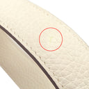 エルメス HERMES ピコタンロックMM ナタ トリヨンクレマンス ハンドバッグ シルバー金具 アイボリー