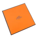 エルメス HERMES クラウディア シュシュ オレンジ×マルチカラー シルク ヘアアクセサリー