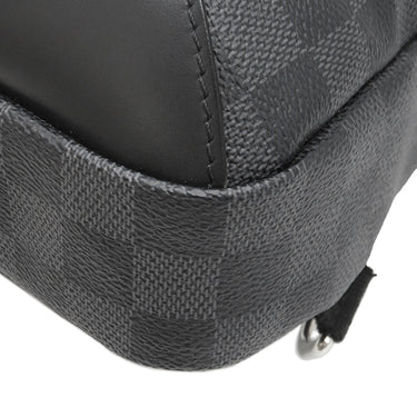 ルイヴィトン LOUIS VUITTON アヴェニュー スリングバッグ N41719 ダミエグラフィット ダミエグラフィットキャンバス ボディバッグ シルバー金具 黒 グレー