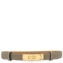 エルメス HERMES ケリー 18 エトゥープ ヴォーエプソン GP ベルト ローズゴールド金具 グレージュ ターンロック金具 スライド調節 RG PG