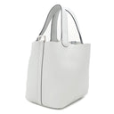 エルメス HERMES ピコタンロック PM 18 ブルーペール トリヨンクレマンス ハンドバッグ シルバー金具 新品 未使用 薄青