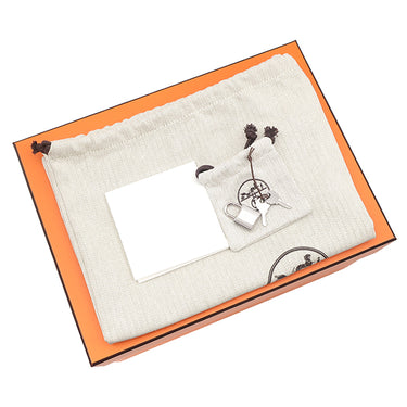 エルメス HERMES ピコタンロック PM 18 ブルーペール トリヨンクレマンス ハンドバッグ シルバー金具 新品 未使用 薄青