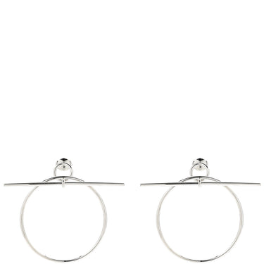 エルメス HERMES エシャペ MM シルバー シルバー925 ピアス AG925 クラスプモチーフ ループ