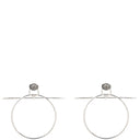 エルメス HERMES エシャペ MM シルバー シルバー925 ピアス AG925 クラスプモチーフ ループ