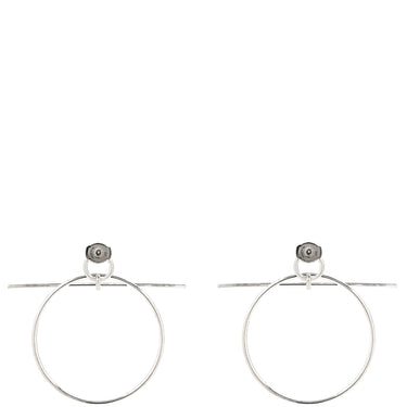 エルメス HERMES エシャペ MM シルバー シルバー925 ピアス AG925 クラスプモチーフ ループ