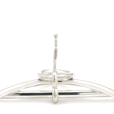 エルメス HERMES エシャペ MM シルバー シルバー925 ピアス AG925 クラスプモチーフ ループ