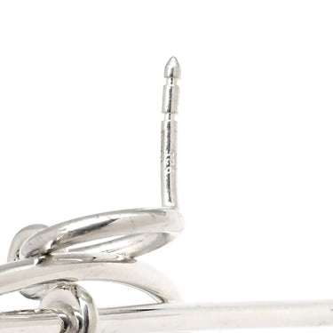 エルメス HERMES エシャペ MM シルバー シルバー925 ピアス AG925 クラスプモチーフ ループ