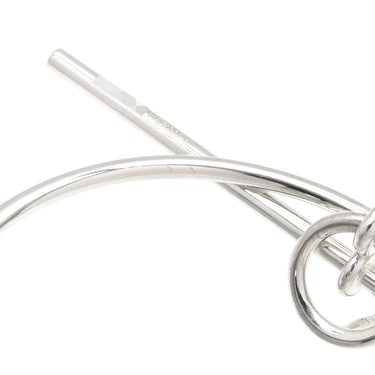 エルメス HERMES エシャペ MM シルバー シルバー925 ピアス AG925 クラスプモチーフ ループ