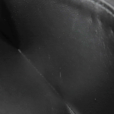 バレンシアガ BALENCIAGA ラウンドファスナー ブラック レザー 長財布 シルバー金具 黒