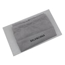 バレンシアガ BALENCIAGA ラウンドファスナー ブラック レザー 長財布 シルバー金具 黒