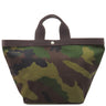 エルベシャプリエ Herve Chapelier 舟形トート 707W FORET MOKA コットン コーデュラナイロン トートバッグ 迷彩柄 カモフラージュ カモフラ柄