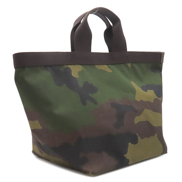 エルベシャプリエ Herve Chapelier 舟形トート 707W FORET MOKA コットン コーデュラナイロン トートバッグ 迷彩柄 カモフラージュ カモフラ柄